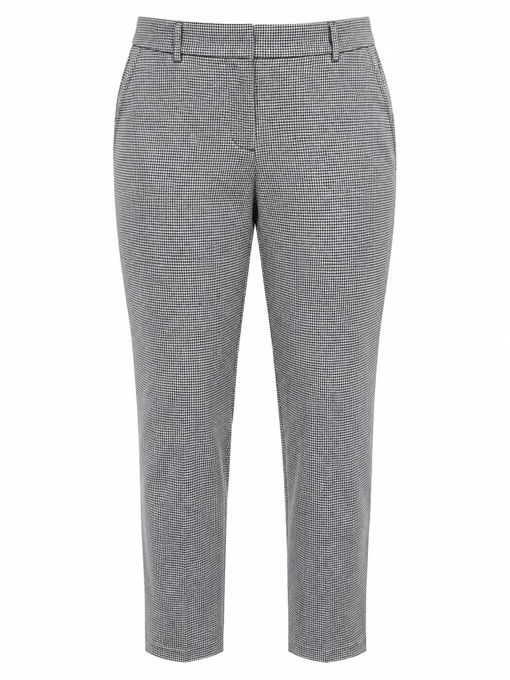 TALBOTS | Hampshire Ankle Pants Black White Houndstooth Straight Leg | 18W
